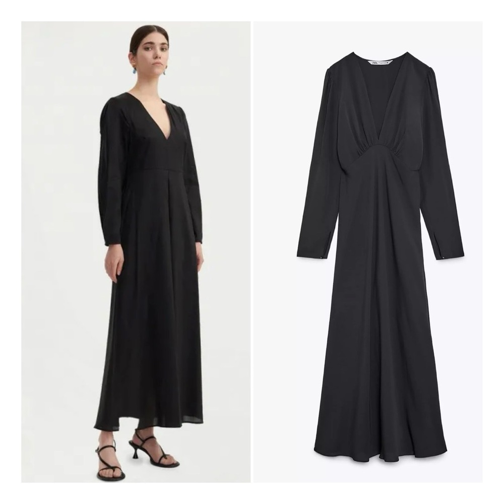 🎁Zara Midi Elegante Dress - New🎁 - Picture 7 of 14